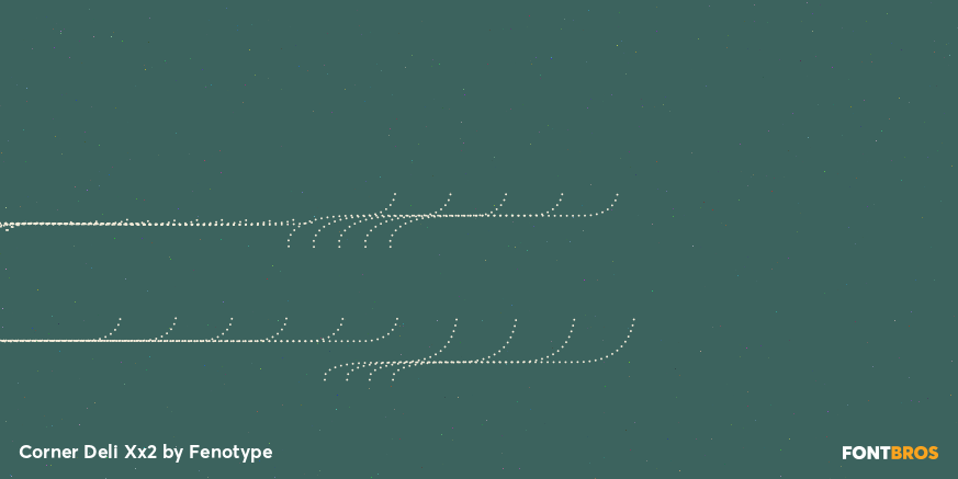 Corner Deli Xx2 Font Poster #1