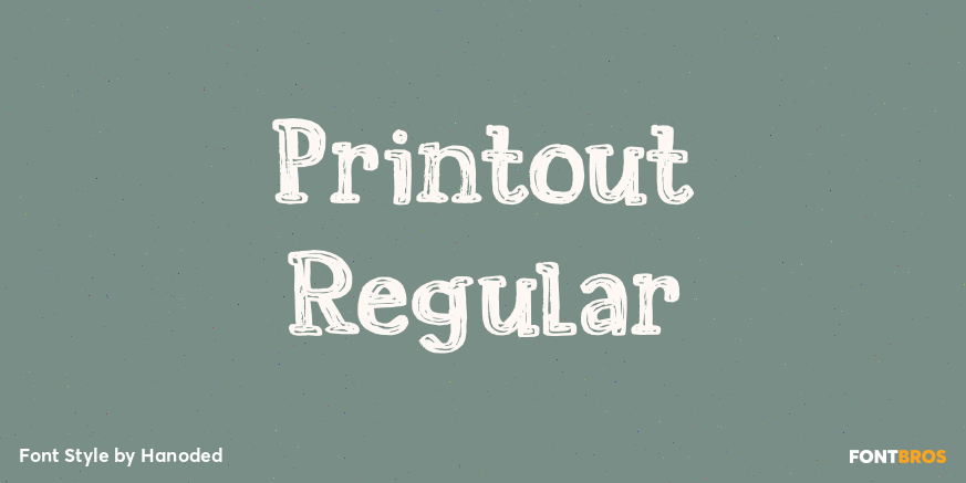 Printout Regular Poster