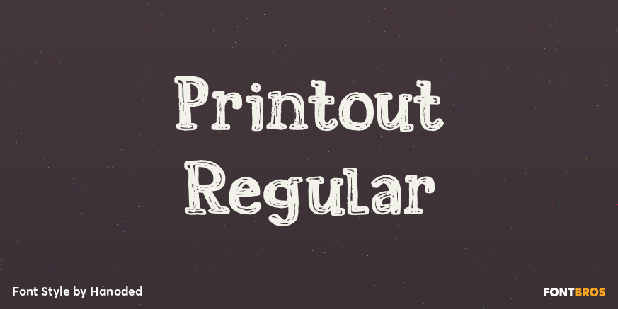 Printout Regular Poster