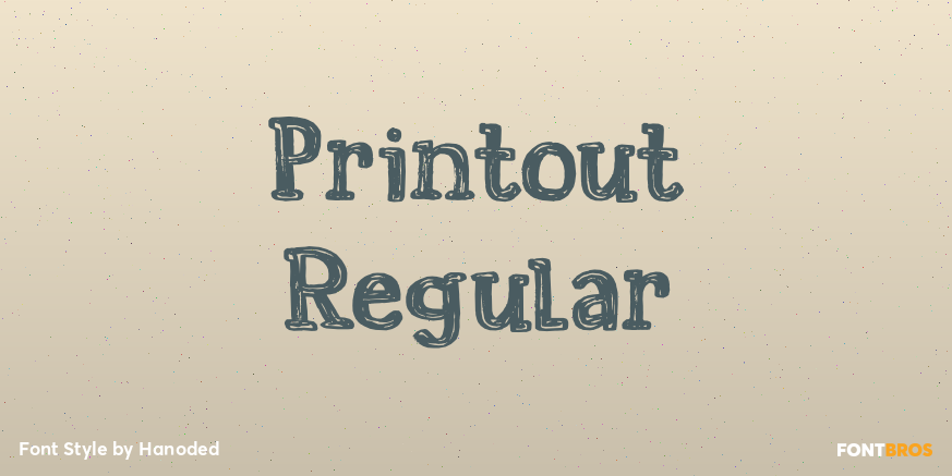 Printout Regular Poster