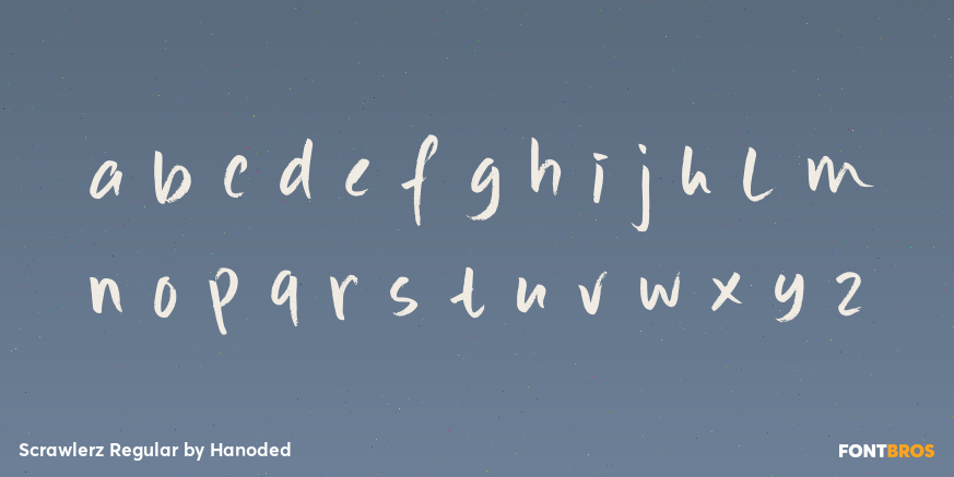 Scrawlerz Regular Font Poster #3