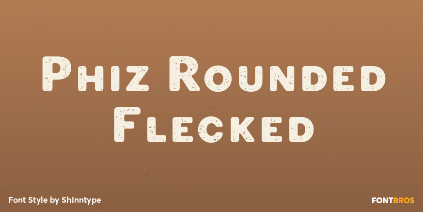Phiz Rounded Flecked Poster