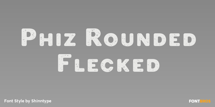 Phiz Rounded Flecked Poster