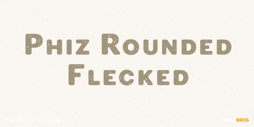 Phiz Rounded Flecked Poster