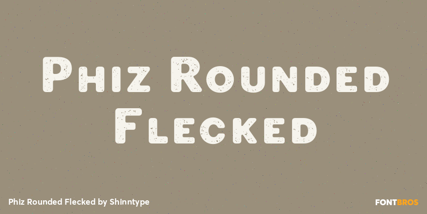 Phiz Rounded Flecked Poster