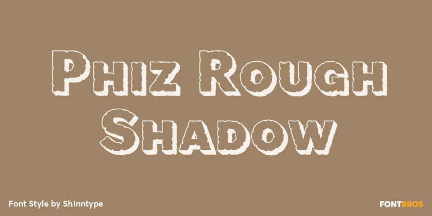 Phiz Rough Shadow Poster