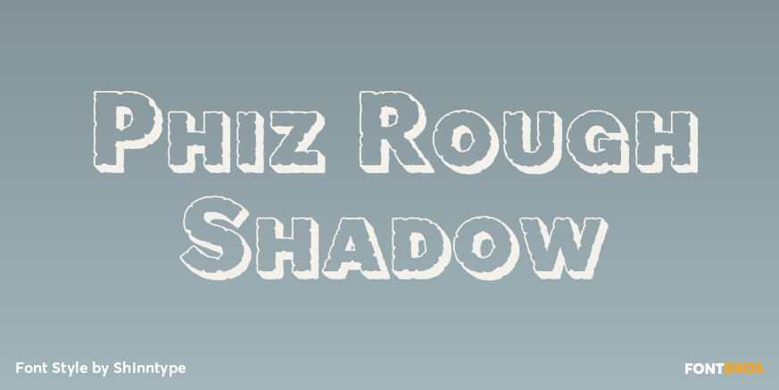 Phiz Rough Shadow Poster