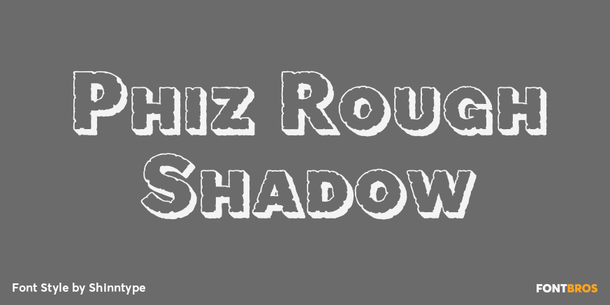 Phiz Rough Shadow Poster