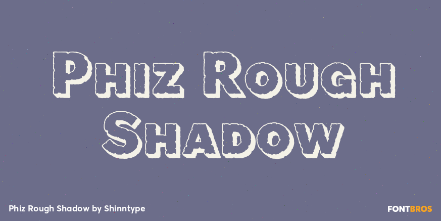 Phiz Rough Shadow Poster