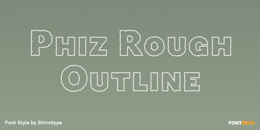 Phiz Rough Outline Poster