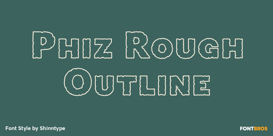 Phiz Rough Outline Poster