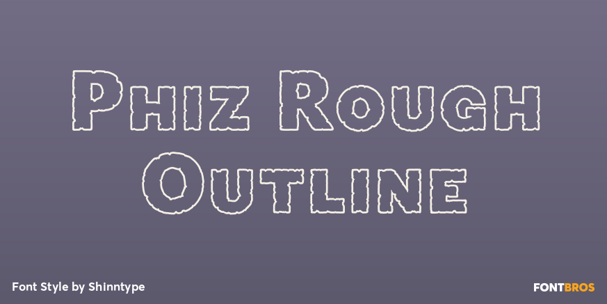 Phiz Rough Outline Poster