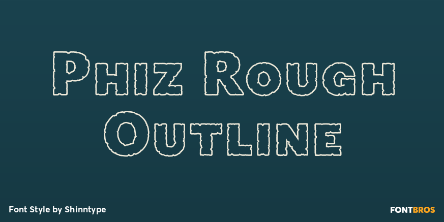 Phiz Rough Outline Poster