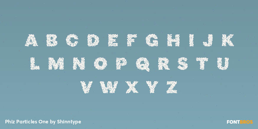 Phiz Particles One Font Poster #3