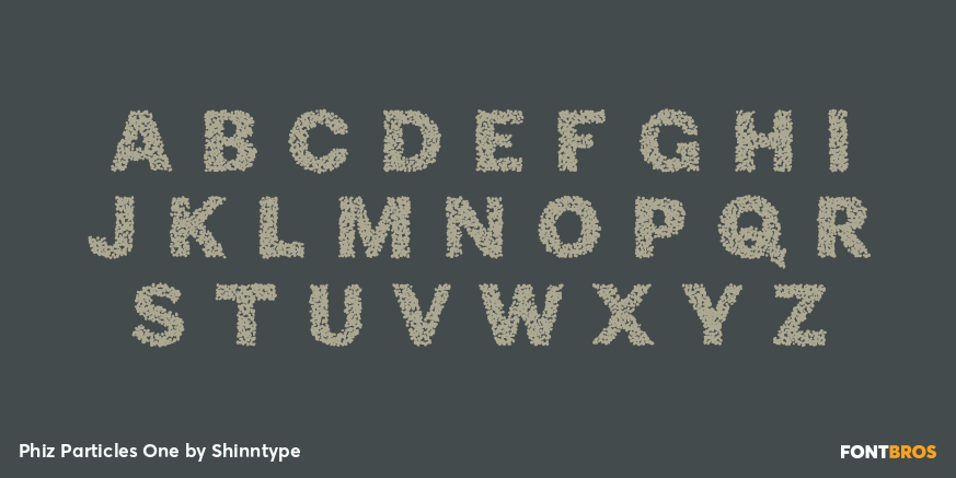 Phiz Particles One Font Poster #1