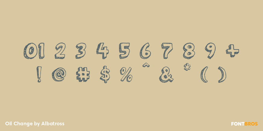 Oil Change Font Poster #4