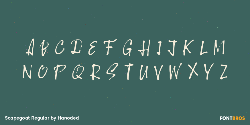 Scapegoat Regular Font Poster #1
