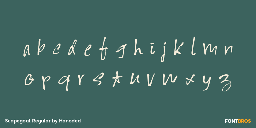 Scapegoat Regular Font Poster #1