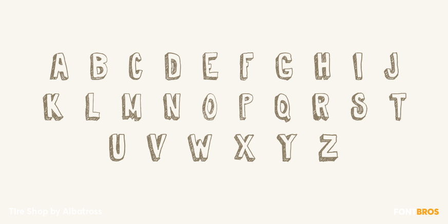 Tire Shop Font Poster #1