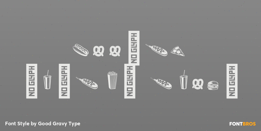 Koozie Script Icons Poster