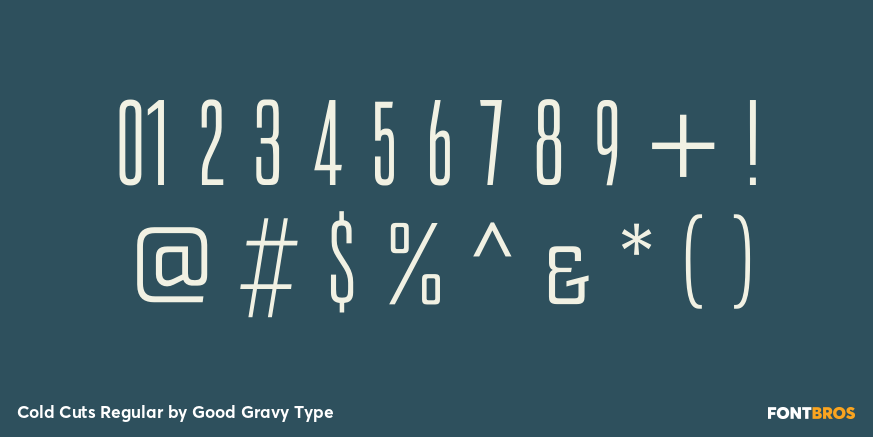 Cold Cuts Regular Font Poster #1