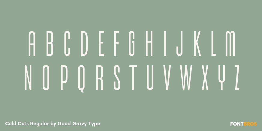 Cold Cuts Regular Font Poster #2