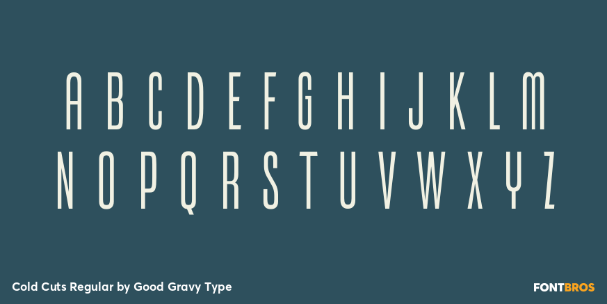 Cold Cuts Regular Font Poster #1