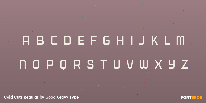 Cold Cuts Regular Font Poster #1