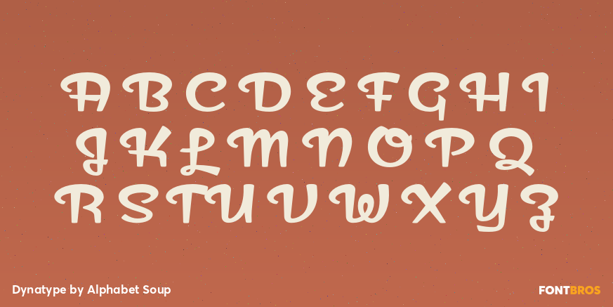 Dynatype Font Poster #2