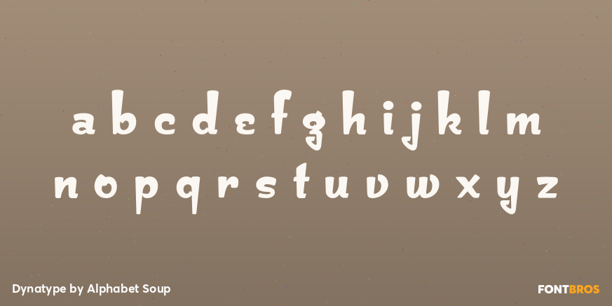 Dynatype Font Poster #3