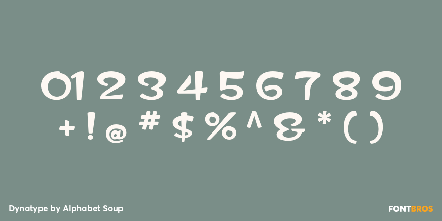 Dynatype Font Poster #4