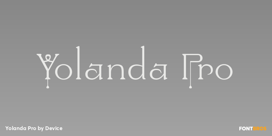Yolanda Pro Font Poster #1