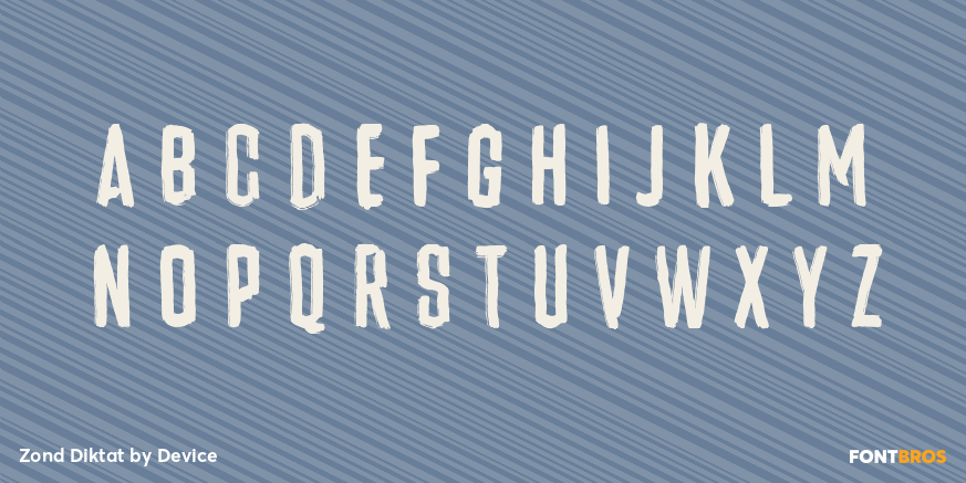 Zond Diktat Font Poster #2