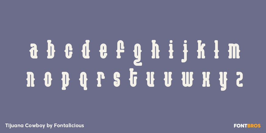 Tijuana Cowboy Font Poster #1