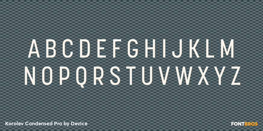 Korolev Condensed Pro Font Poster #1