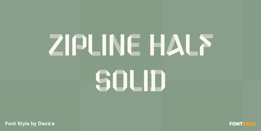 Zipline Half Solid Poster