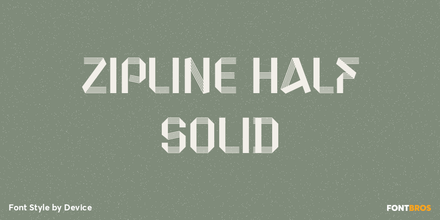 Zipline Half Solid Poster