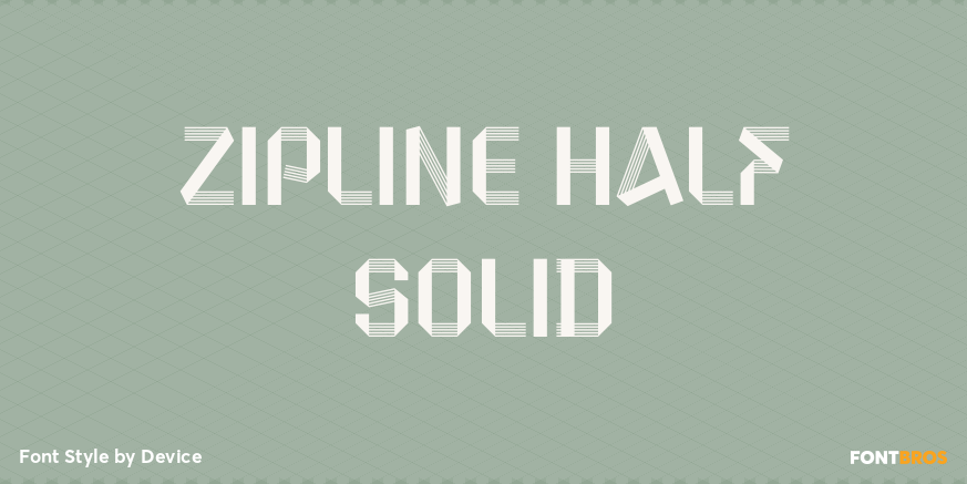 Zipline Half Solid Poster