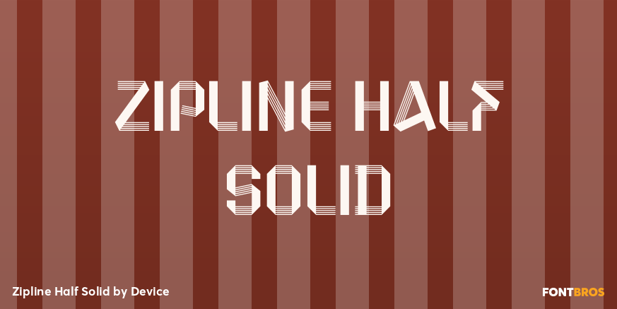 Zipline Half Solid Poster
