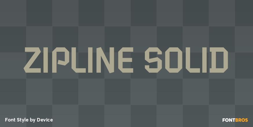 Zipline Solid Poster