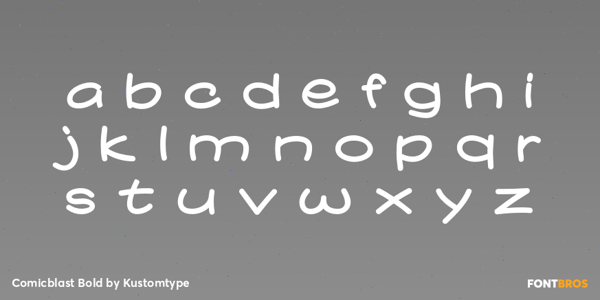 Comicblast Bold Font Poster #1