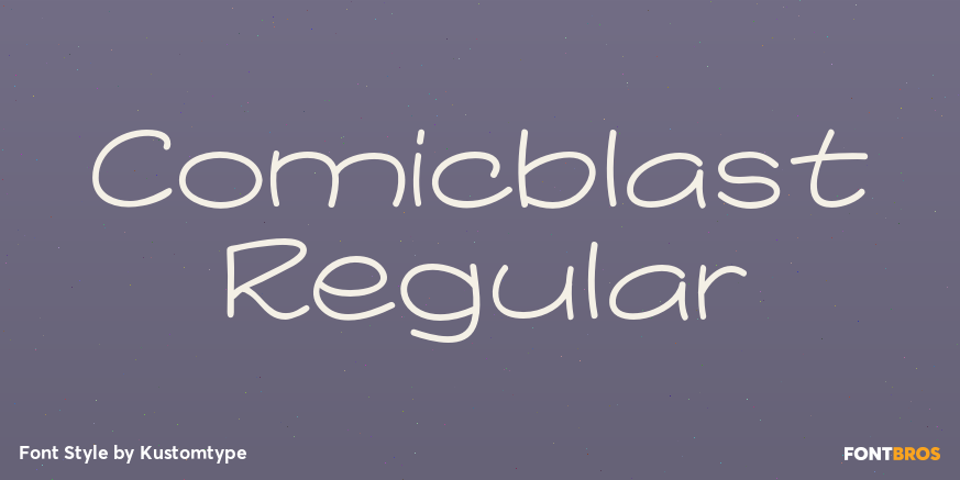 Comicblast Regular Poster