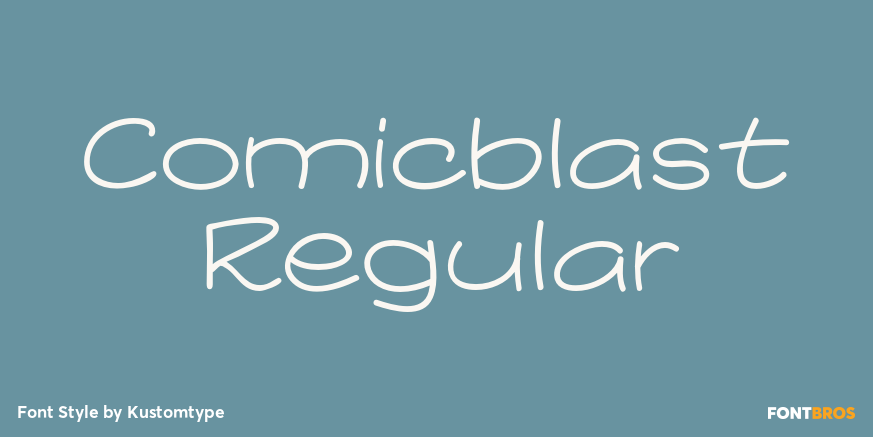 Comicblast Regular Poster