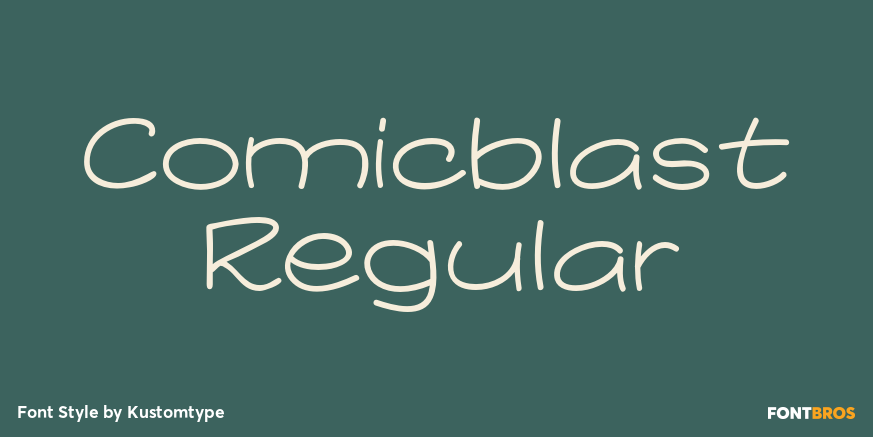 Comicblast Regular Poster