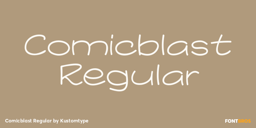 Comicblast Regular Poster