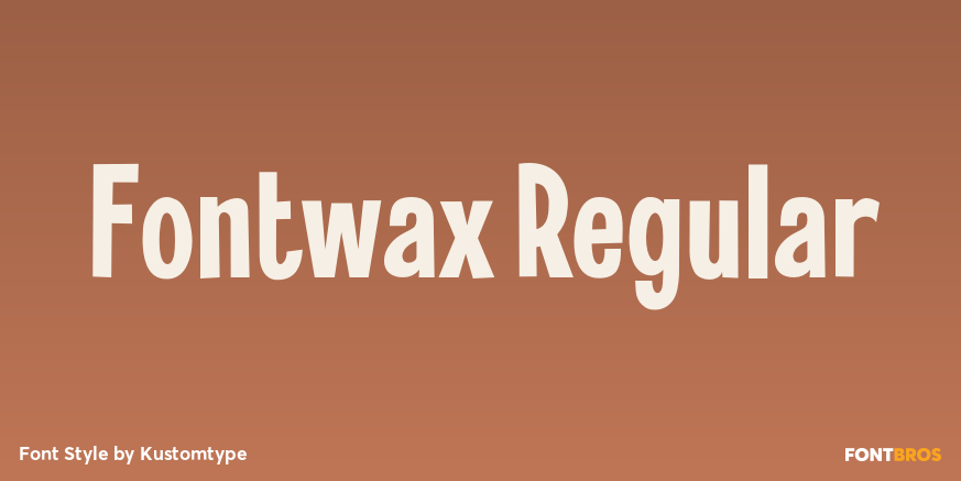 Fontwax Regular Poster