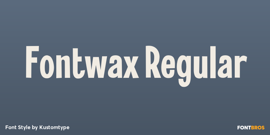 Fontwax Regular Poster