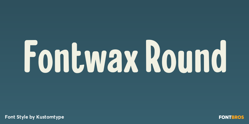 Fontwax Round Poster