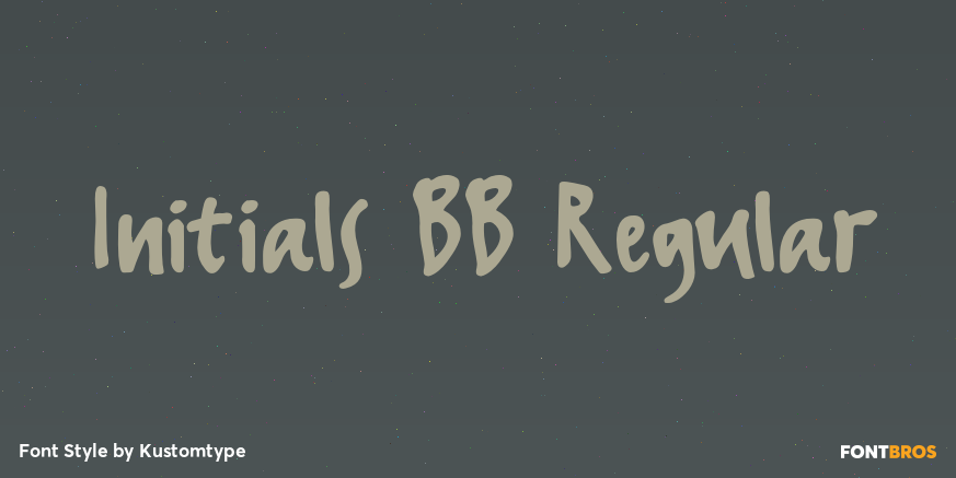 Initials BB Regular Poster