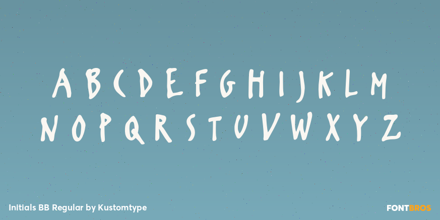 Initials BB Regular Font Poster #2